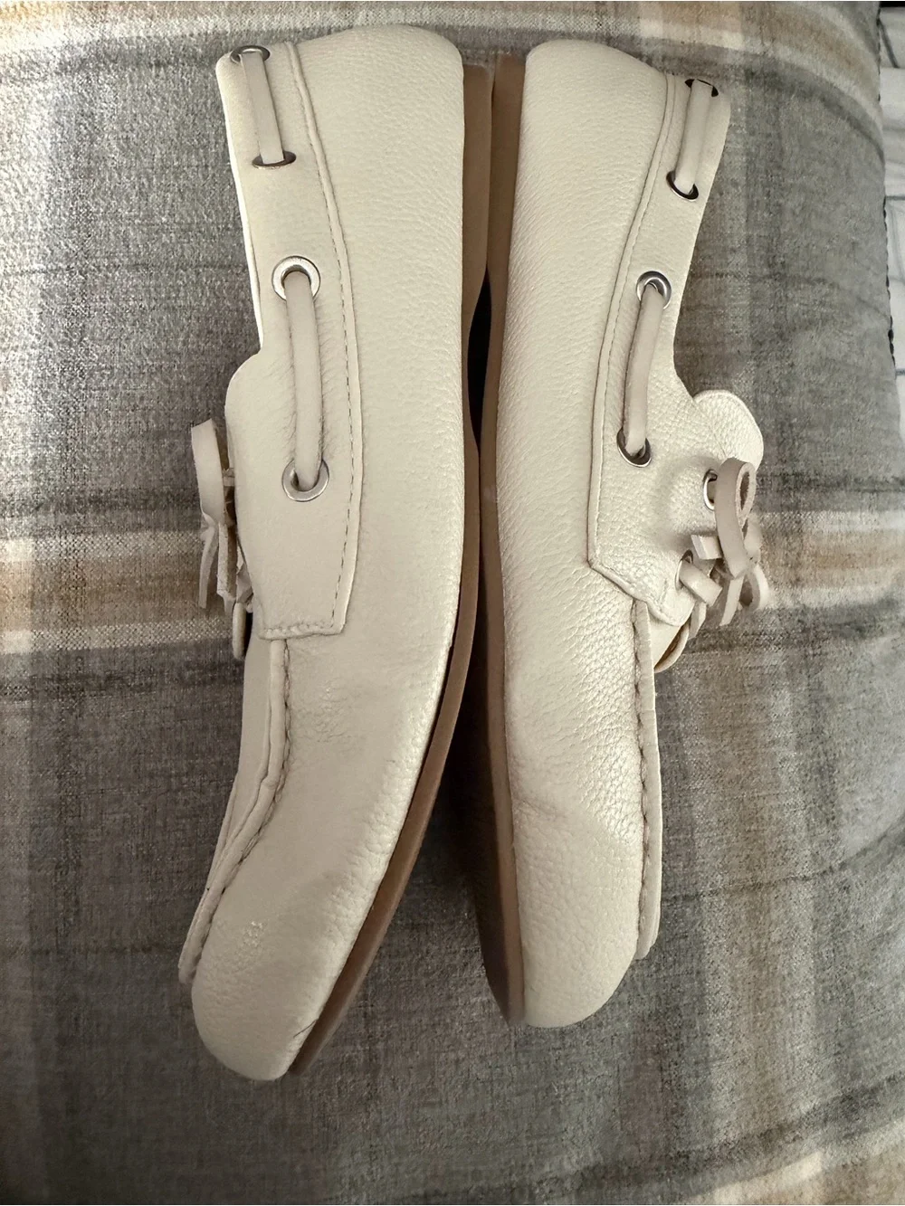 Universal Thread Men's Cream/Tan Boat Shoes